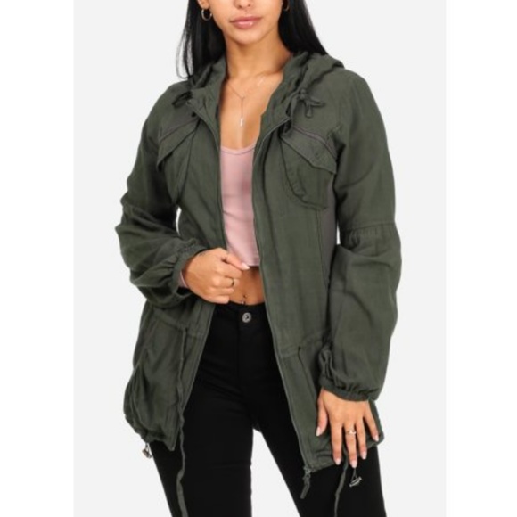 Women’s Doki-Geki Long Cargo Utility Jacket - Picture 5 of 5